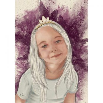 Ilustración niña Paula