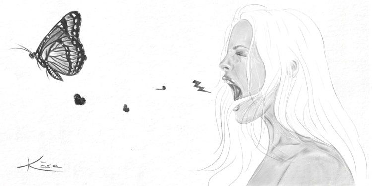 Ilustración el grito