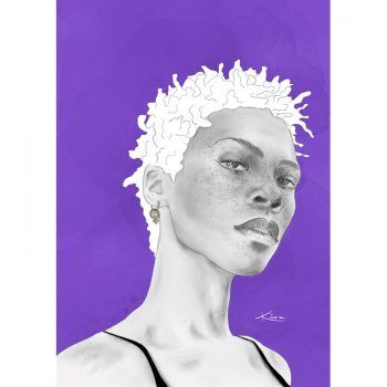 Ilustración chica soberbia