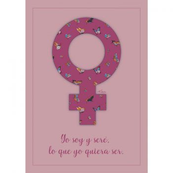 Símbolo feminista morado