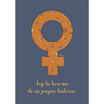 Símbolo feminista naranja