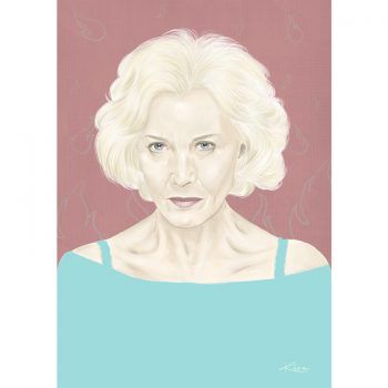 Ilustración diosa del fuego