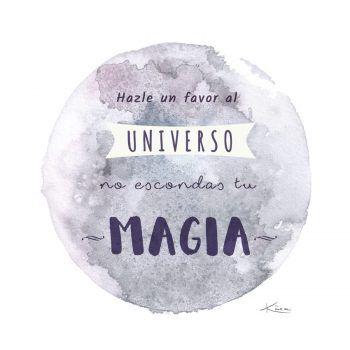 Ilustración en acuarela con frase inspiradora